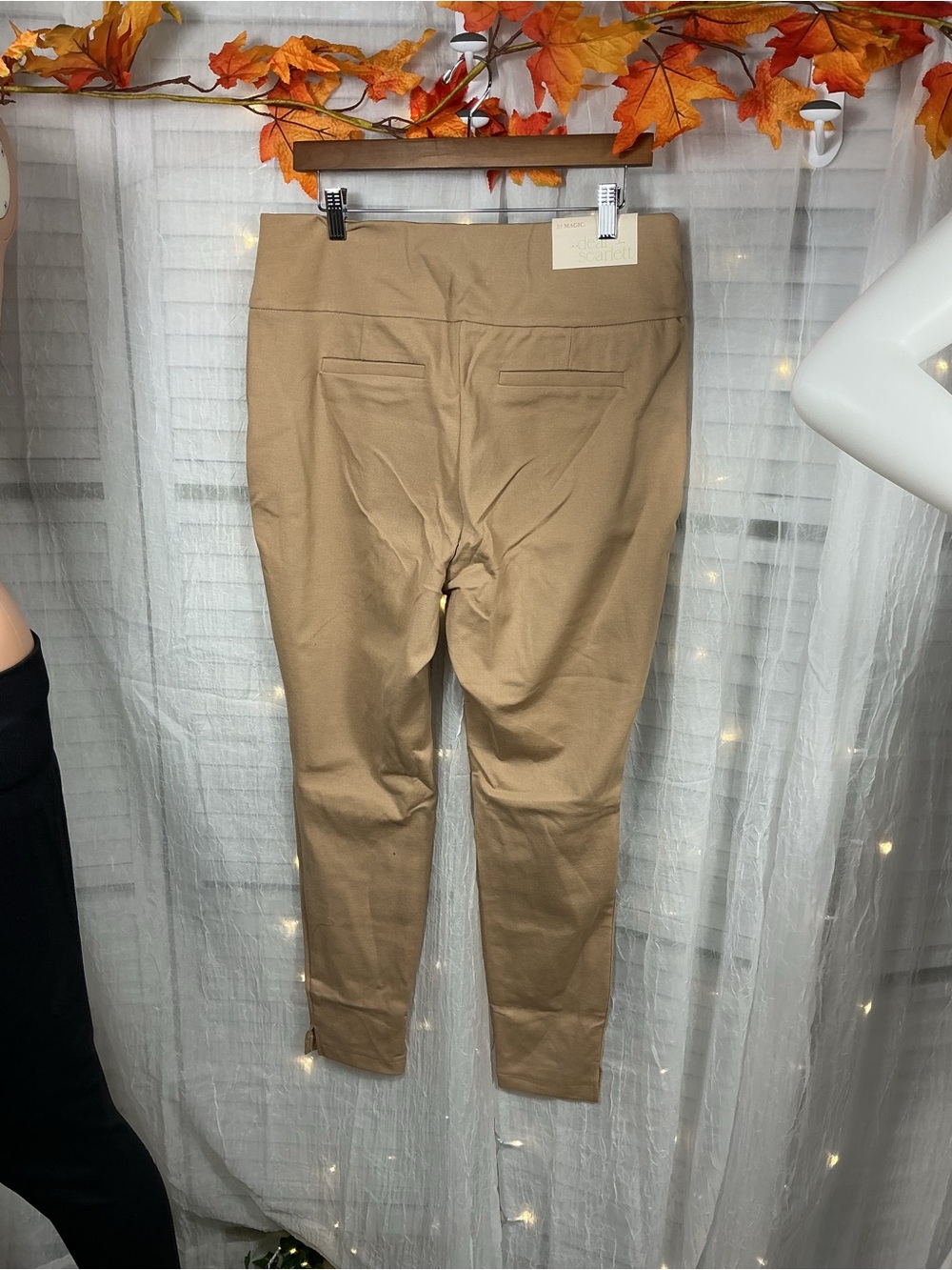 Dear Scarlett Skinny Ankle Pant - khaki - Picture 2 of 2